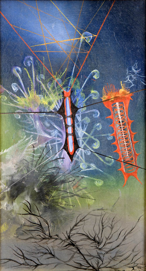 Jimmy Ernst - Aeroflower - 1942 oil on canvas